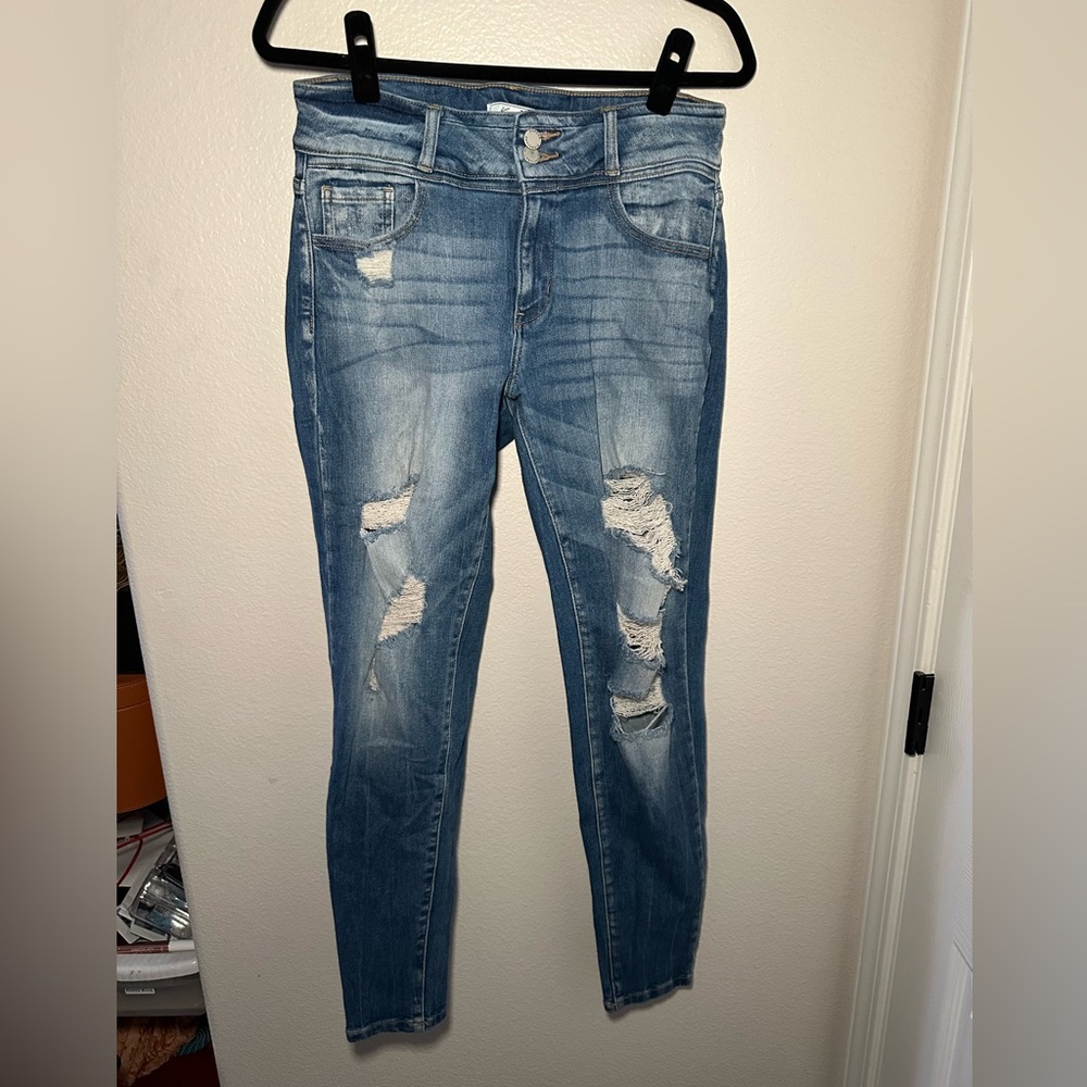 Distressed KanCan Skinny Jeans
